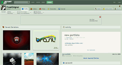 Desktop Screenshot of freakdsigner.deviantart.com