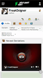 Mobile Screenshot of freakdsigner.deviantart.com