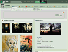 Tablet Screenshot of byalicia.deviantart.com