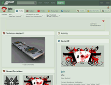 Tablet Screenshot of jpix.deviantart.com