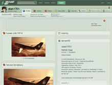 Tablet Screenshot of okan1701.deviantart.com