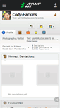 Mobile Screenshot of cody-hackins.deviantart.com