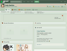 Tablet Screenshot of cody-hackins.deviantart.com