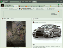 Tablet Screenshot of ownerfate.deviantart.com