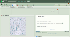 Desktop Screenshot of cursie.deviantart.com