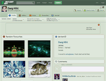 Tablet Screenshot of daeg-niht.deviantart.com