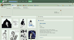 Desktop Screenshot of mercuryhat.deviantart.com