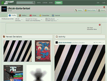 Tablet Screenshot of cikcuk-dunia-fantasi.deviantart.com