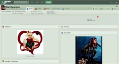 Desktop Screenshot of darkraven666.deviantart.com