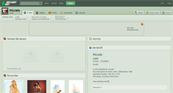 Desktop Screenshot of msloala.deviantart.com