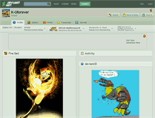 Tablet Screenshot of k-gforever.deviantart.com