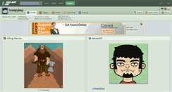 Desktop Screenshot of creepyboy.deviantart.com