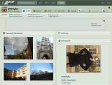 Tablet Screenshot of emmyhc.deviantart.com