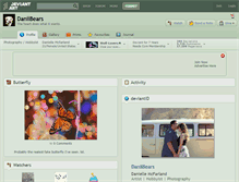 Tablet Screenshot of daniibears.deviantart.com