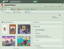 Tablet Screenshot of goodwowplayer.deviantart.com