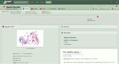 Desktop Screenshot of naomi-fanclub.deviantart.com