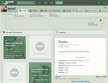 Tablet Screenshot of belly87.deviantart.com