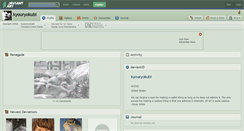 Desktop Screenshot of kyouryokubi.deviantart.com