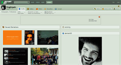 Desktop Screenshot of froginpain.deviantart.com