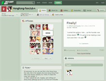 Tablet Screenshot of hongkong-fanclub.deviantart.com