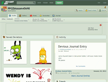 Tablet Screenshot of ppgzblossom45698.deviantart.com