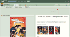 Desktop Screenshot of drewmaru.deviantart.com