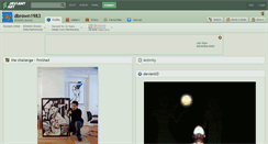 Desktop Screenshot of dbrown1983.deviantart.com