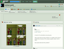 Tablet Screenshot of cartoon-punk.deviantart.com