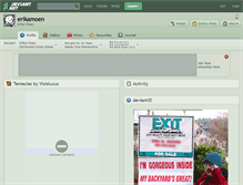 Tablet Screenshot of erikamoen.deviantart.com