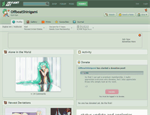 Tablet Screenshot of offbeatshinigami.deviantart.com