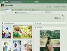 Tablet Screenshot of mm-miyoko.deviantart.com
