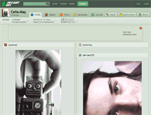 Tablet Screenshot of celia-may.deviantart.com