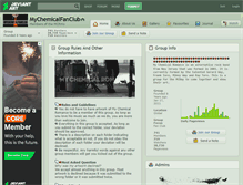 Tablet Screenshot of mychemicalfanclub.deviantart.com