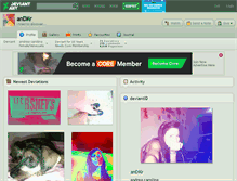 Tablet Screenshot of andkr.deviantart.com