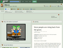 Tablet Screenshot of little-nj.deviantart.com