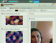 Tablet Screenshot of analovecatdog.deviantart.com