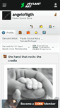 Mobile Screenshot of angelofligth.deviantart.com