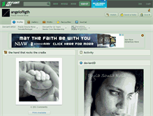 Tablet Screenshot of angelofligth.deviantart.com