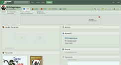 Desktop Screenshot of droctagonapus.deviantart.com