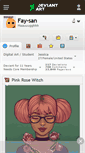 Mobile Screenshot of fay-san.deviantart.com