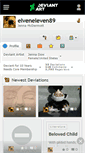 Mobile Screenshot of elveneleven89.deviantart.com