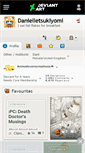 Mobile Screenshot of danielletsukiyomi.deviantart.com