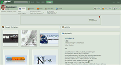 Desktop Screenshot of knoxious-x.deviantart.com