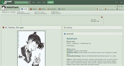 Desktop Screenshot of notsofluent.deviantart.com