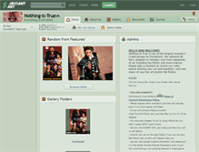 Tablet Screenshot of nothing-is-true.deviantart.com