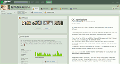 Desktop Screenshot of devils-nest-lovers.deviantart.com