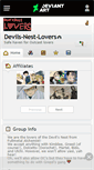 Mobile Screenshot of devils-nest-lovers.deviantart.com