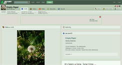 Desktop Screenshot of empty-paper.deviantart.com