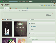 Tablet Screenshot of goisaguex.deviantart.com