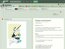 Tablet Screenshot of pikashoes.deviantart.com